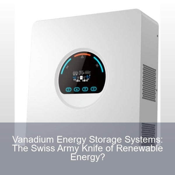 Vanadium Energy Storage Systems: The Swiss Army Knife of Renewable Energy?